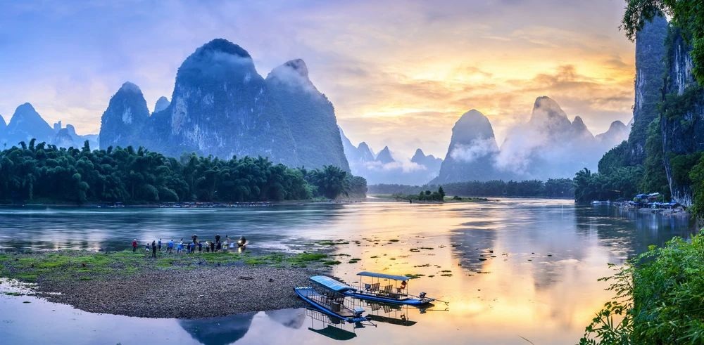 Paysage karstique de Guilin